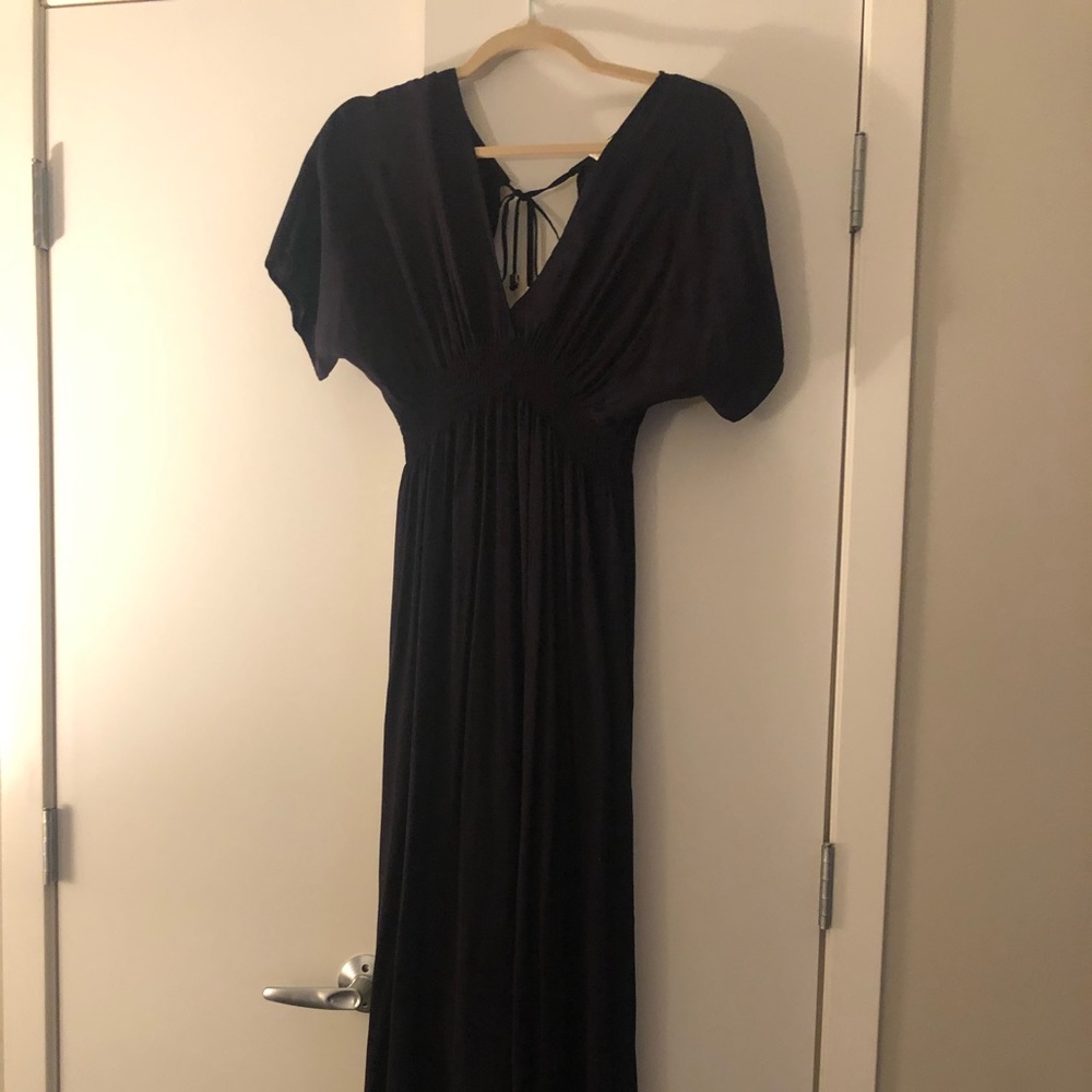 Michael Kors navy maxi dress